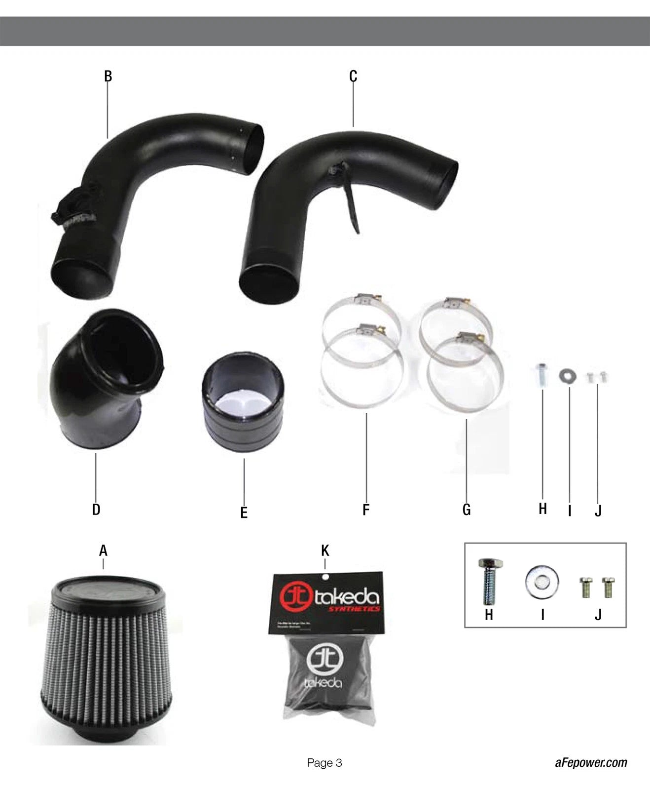 aFe Takeda Stage-2 Cold Air Intake System | Mazda 3 (10-11) L4-2.5L (TA-4107P)
