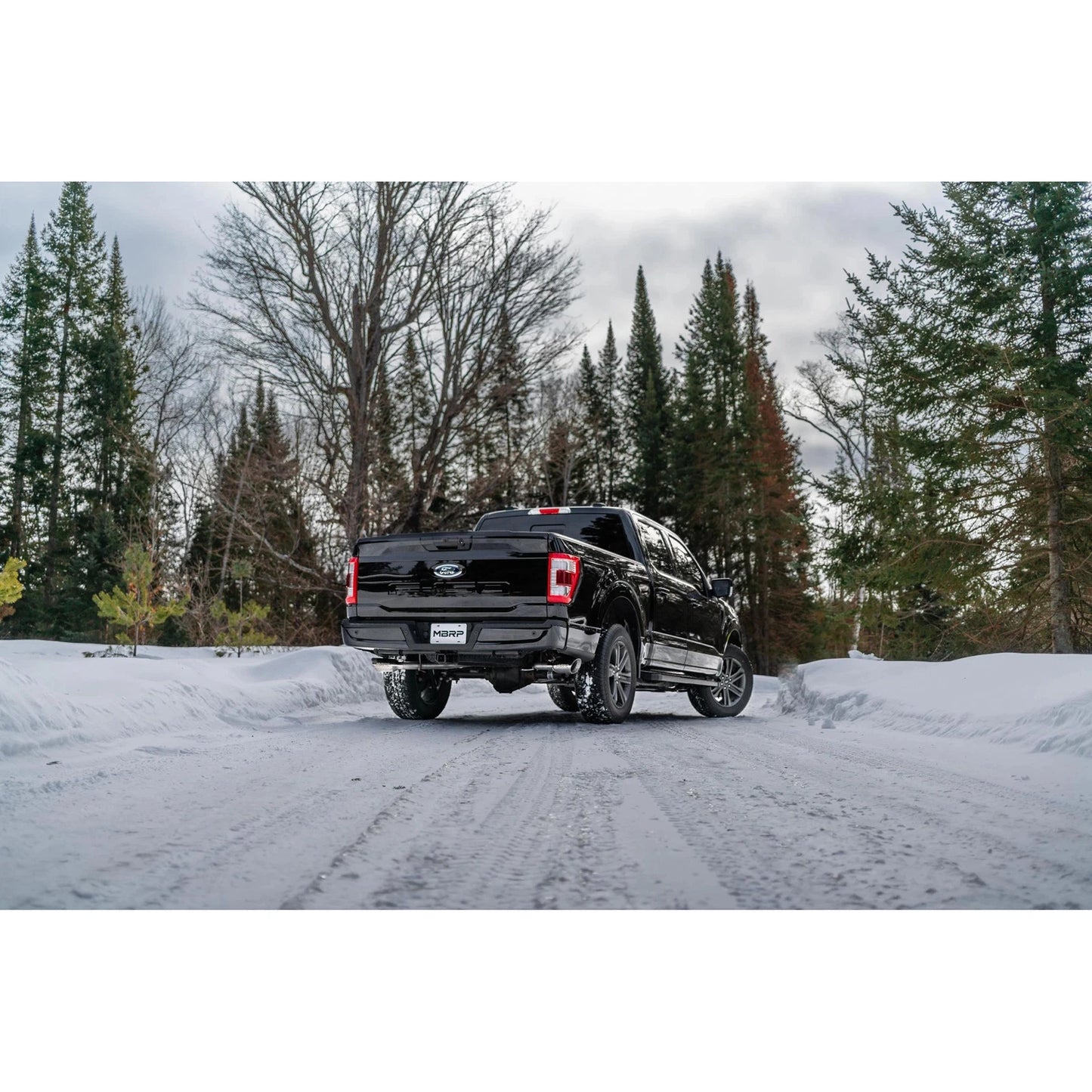 MBRP 3in Aluminized Steel Cat-Back Exhaust w/ Dual Split Side Exit | Ford F150 21+ (S5213AL)