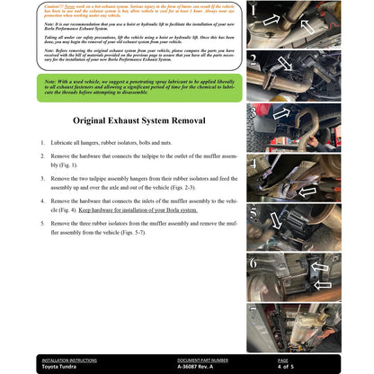 Borla 22-24 Toyota Tundra 3.4L V6 Hybrid Ext. Cab/Std Bed/145.7in WB S-Type Cat-Back - Black Chrome | Hybrid (140939BC)