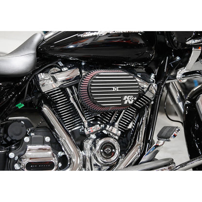 K&N Street Metal Intake System | Harley-Davidson Road King F/I 88cl Side Draft Dyna/Softail (RK-3953)