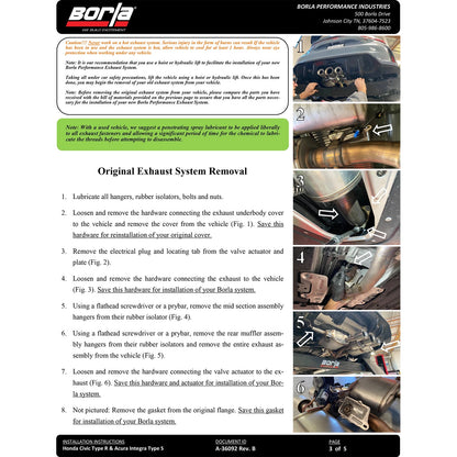Borla 2.75in ATAK Cat-Back Exhaust System | Acura Integra Type S (24+) Carbon Fiber & Black Anodized (140986CFBA)