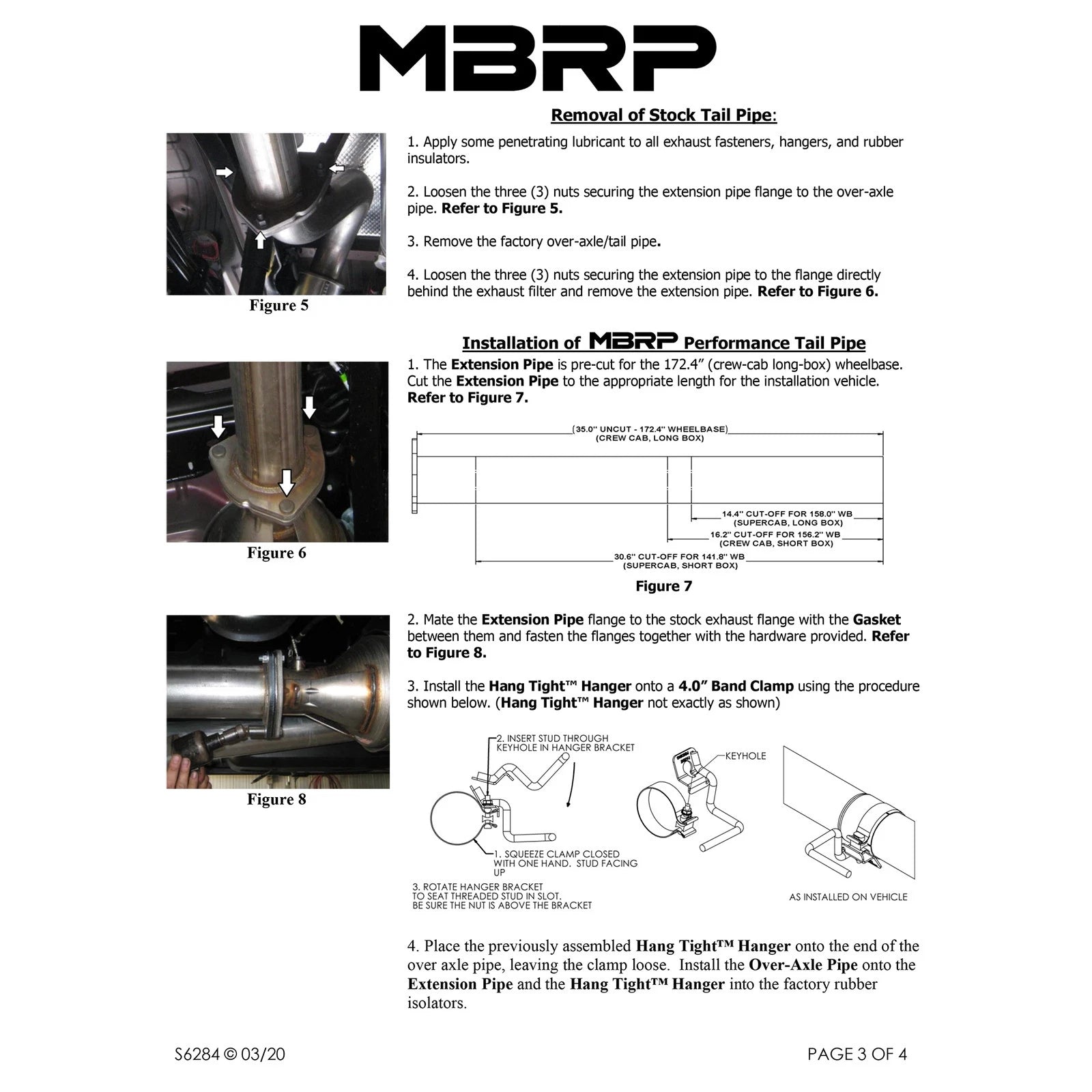 MBRP 4in Filter Back Single Side Exit Exhaust | Ford F-250/350/450 6.7L (11-14) (S6284AL)