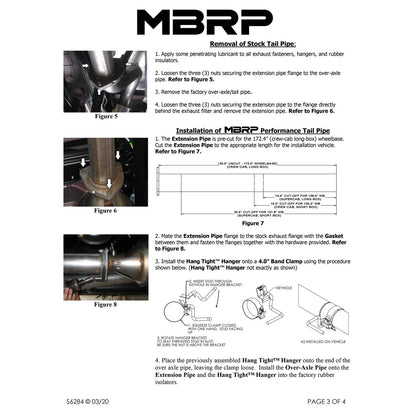 MBRP 4in Filter Back Single Side Exit Exhaust | Ford F-250/350/450 6.7L (11-14) (S6284AL)