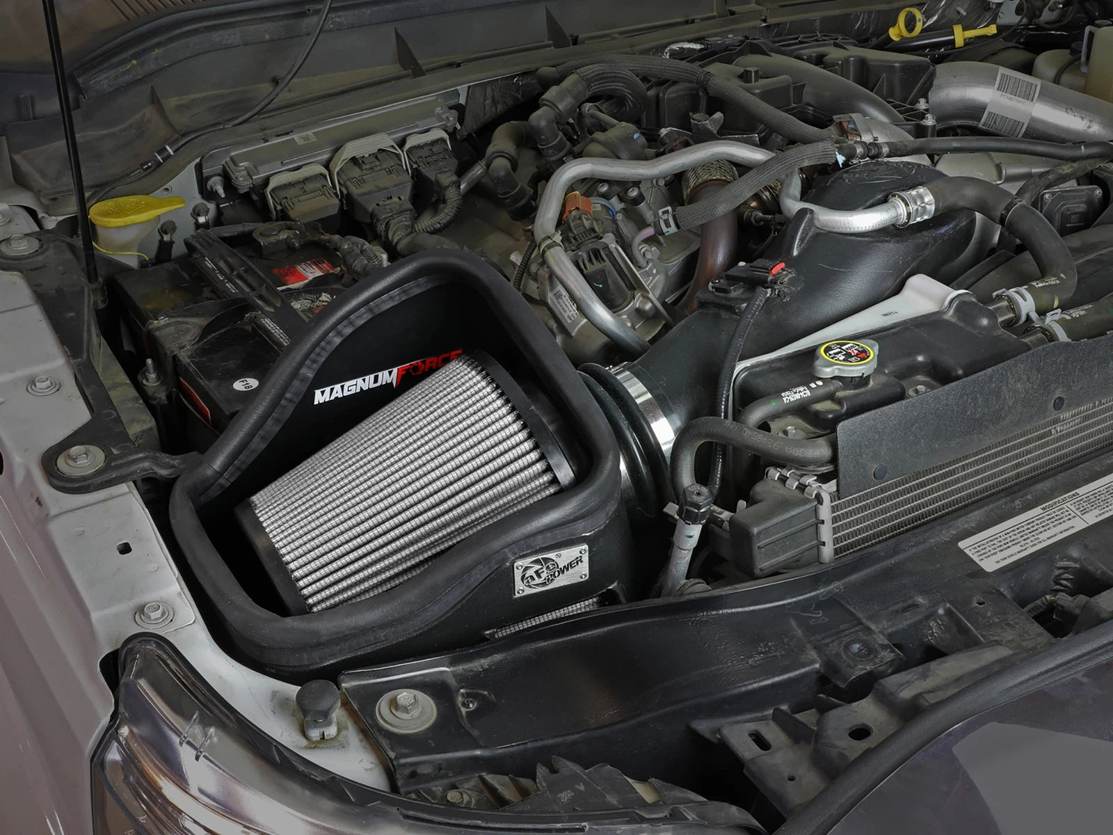 aFe Magnum FORCE Stage-2 Cold Air Intake F&R Ford 2011-15 V8 6.7L 51-11872-1 (51-11872-1)