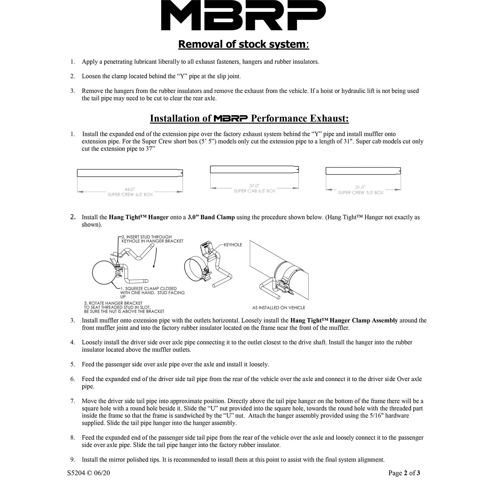 MBRP 3in. Cat-Back Dual Split Side Exit Exhaust | Ford F150 (04-08) 4.6L/5.4L EC/CC-SB (S5204AL)