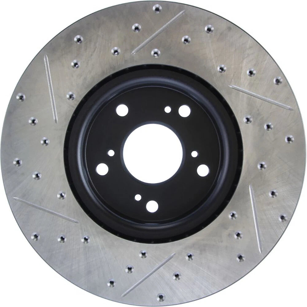 StopTech 127.40062L Front Left Drilled Slotted Disc Brake Rotor for 2004-2008 TL