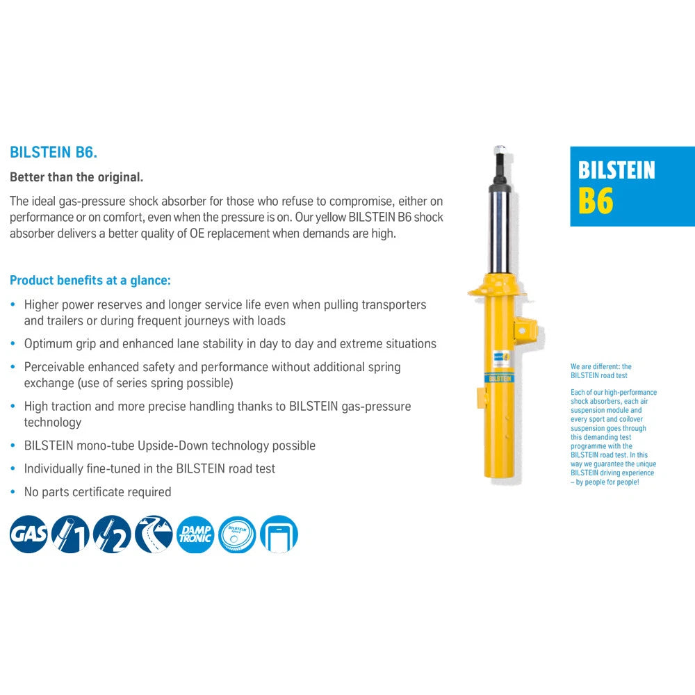 Bilstein B6 13-18 Toyota RAV4 Front Right Twintube Strut Assembly