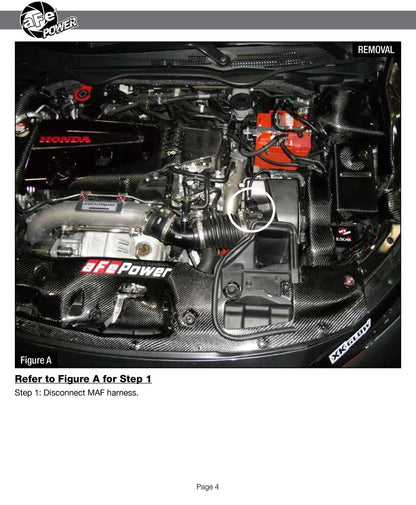 aFe Momentum GT Pro 5R Cold Air Intake | Honda Civic Type R L4-2.0L (17) (TM-1025B-R)