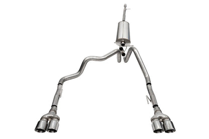 CORSA Sport / 3.0 in Cat-Back DRE Twin 4.0 in | Silverado/Sierra 19-23 6.2L (21202BPC)