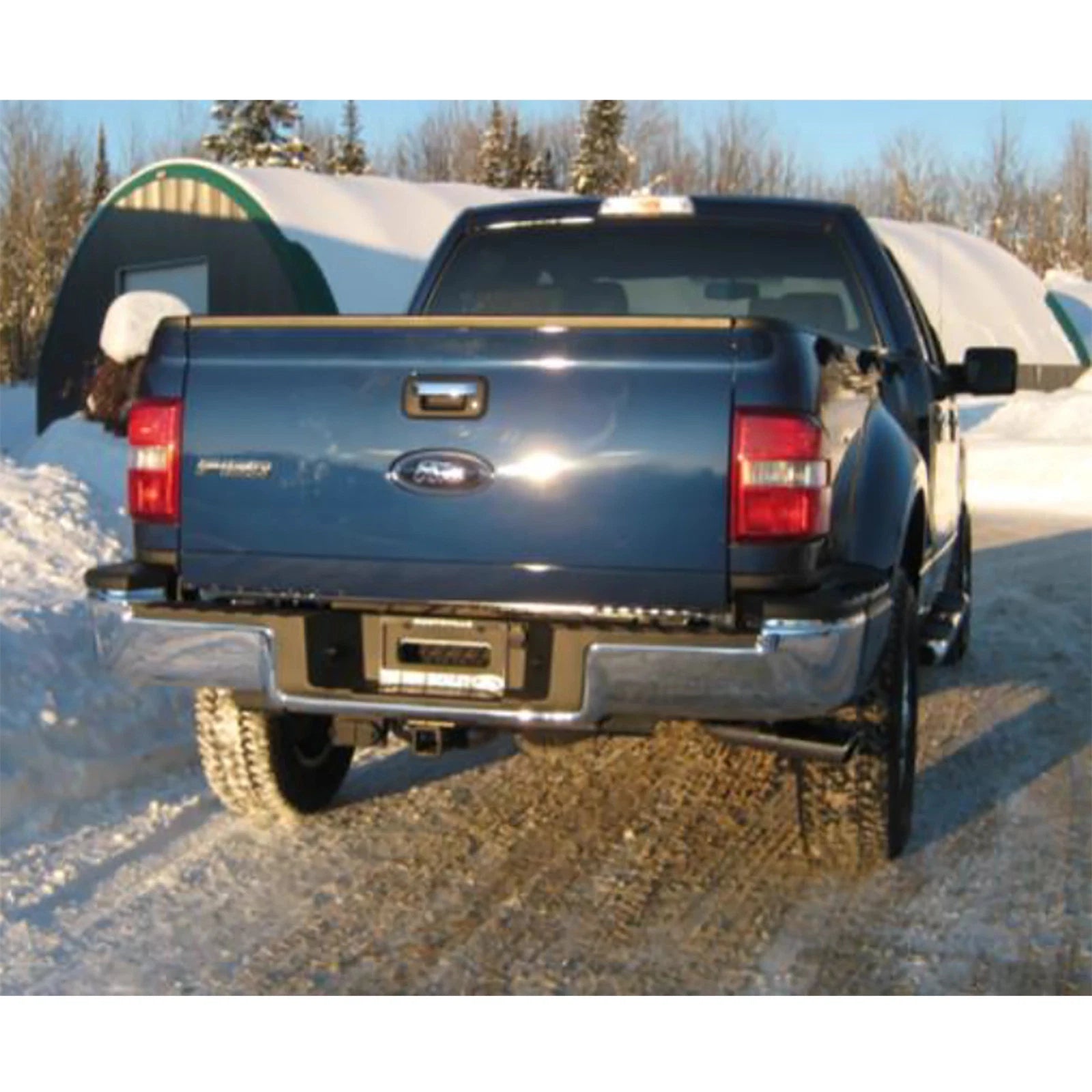 MBRP 3in Cat Back Single Side Exit Black Coated Exhaust System | Ford F150 (11-14) (S5230BLK)