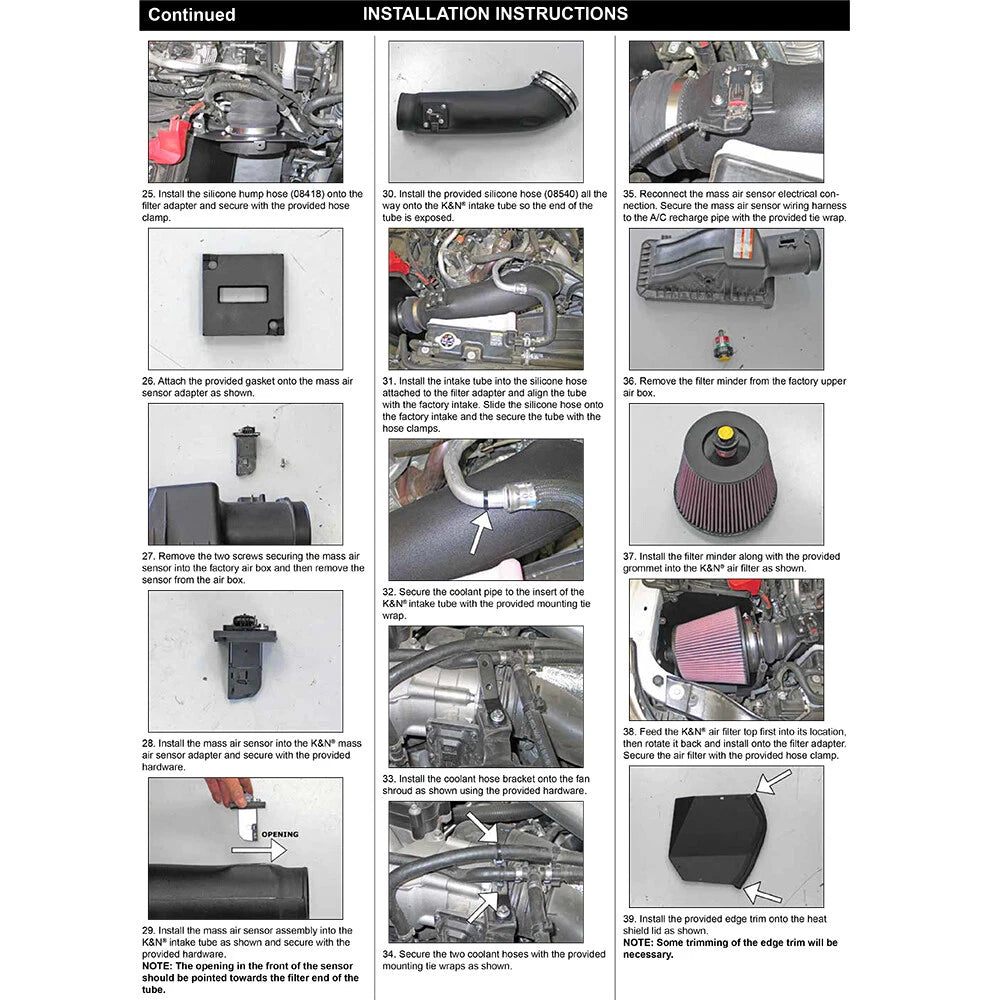 K&N 6.7L V8 Performance Intake Kit | Ford Super Duty (11-15) (57-2582)