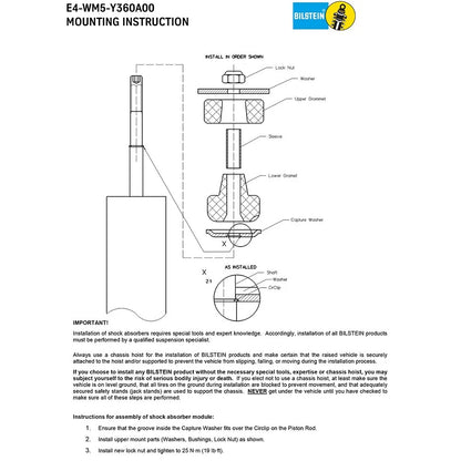 Bilstein B6 Suspension Front Shock Absorber for 1975-1980 Plymouth PB300