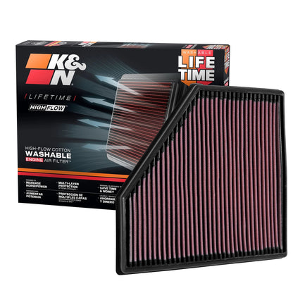 K&N Replacement Air Filter | Multiple Fitments (33-3051)