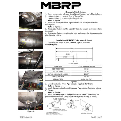MBRP 3in Cat-Back Single Side Exit Black Exhaust System | Ford F-150 5.0L (15-20) (S5256BLK)