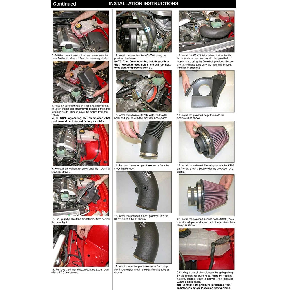 K&N Engineering Performance Intake Kit: Pontiac GTO 2004 5.7L V8