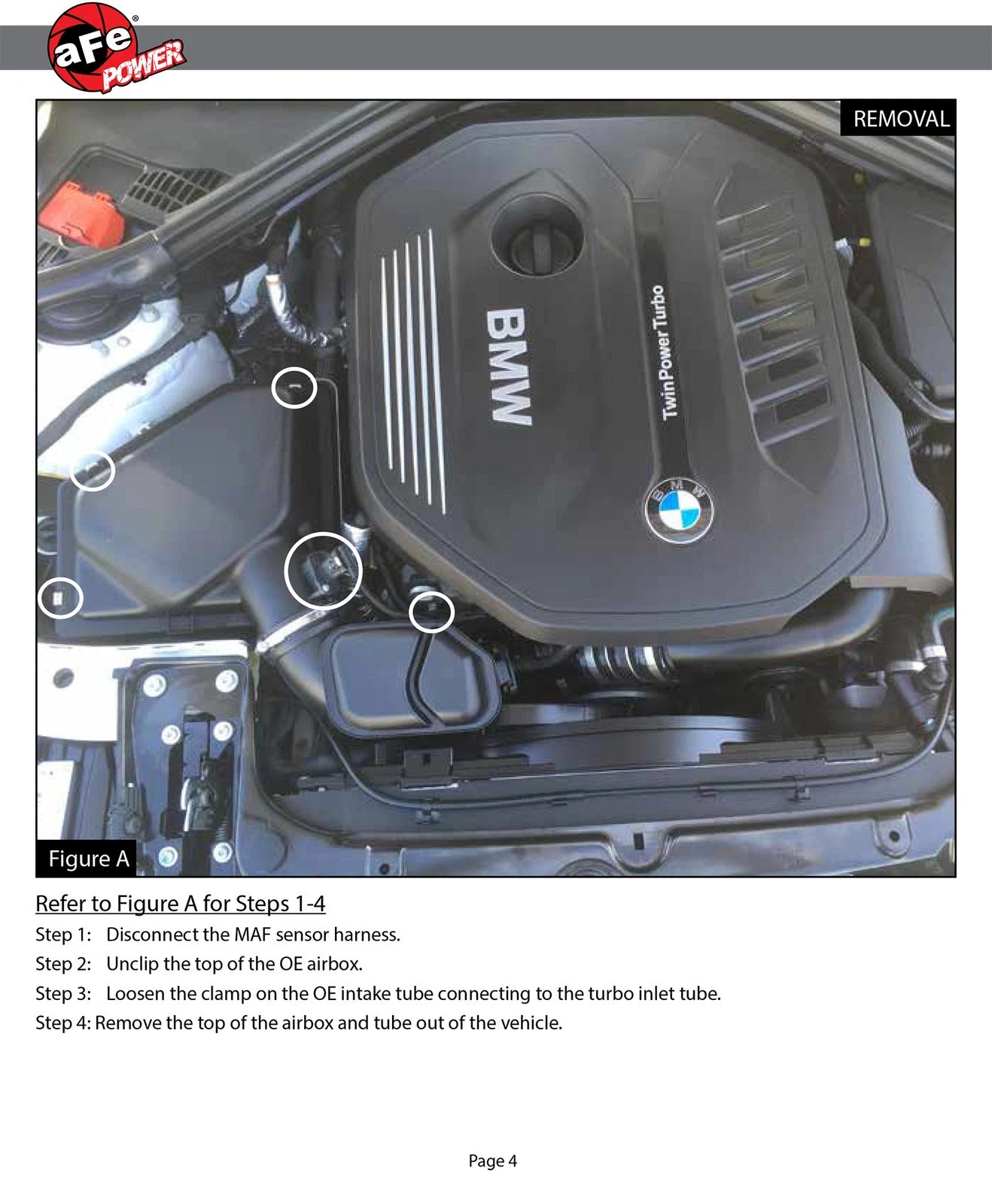 aFe MagnumFORCE Stage-2 Pro DRY S Intake | BMW 340i F30 L6-3.0L B58 2017 (51-12912-C)