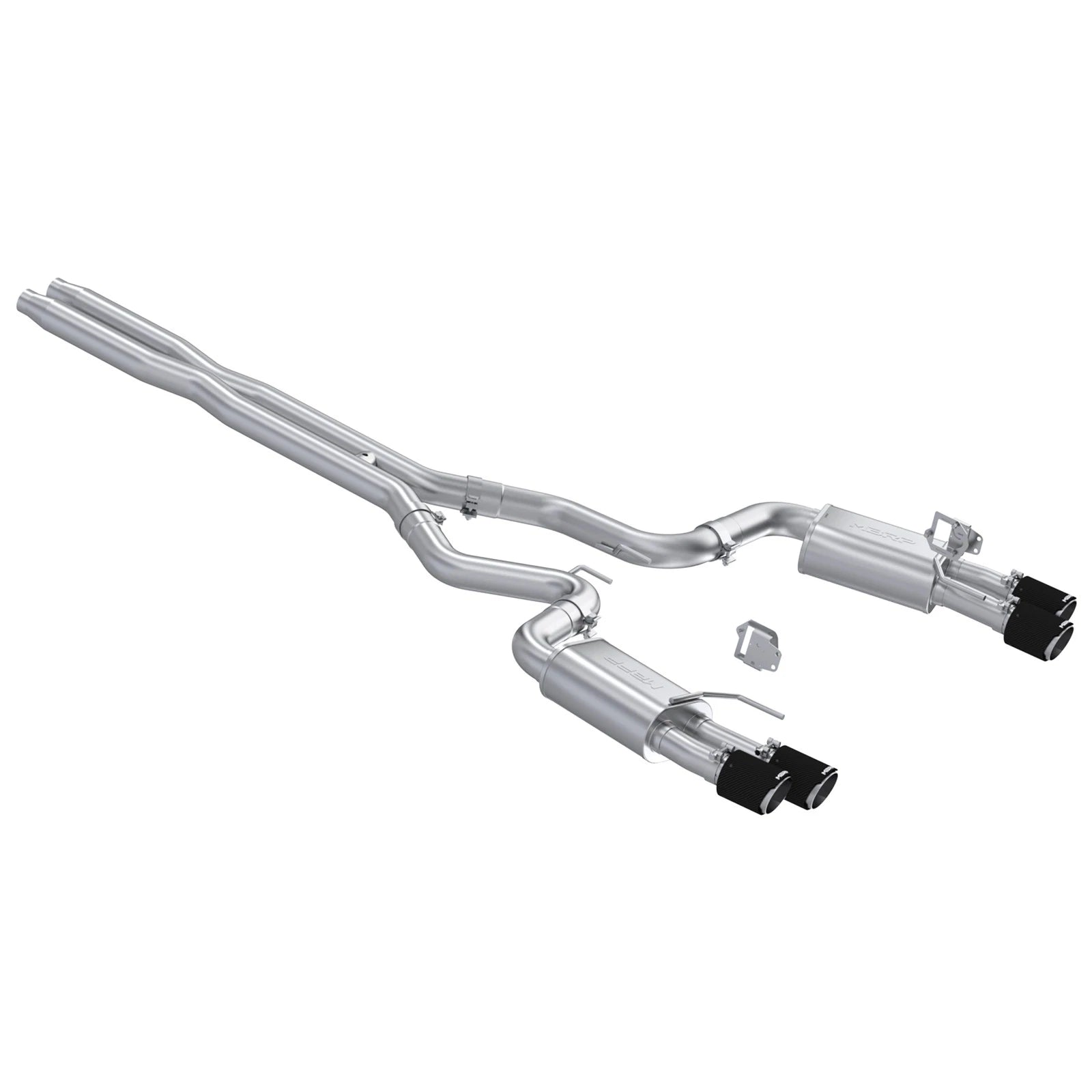 MBRP Armor Pro 3in Street Profile Catback Exhaust | Ford Mustang GT (24+) Carbon Fiber Tips (S72803CF)