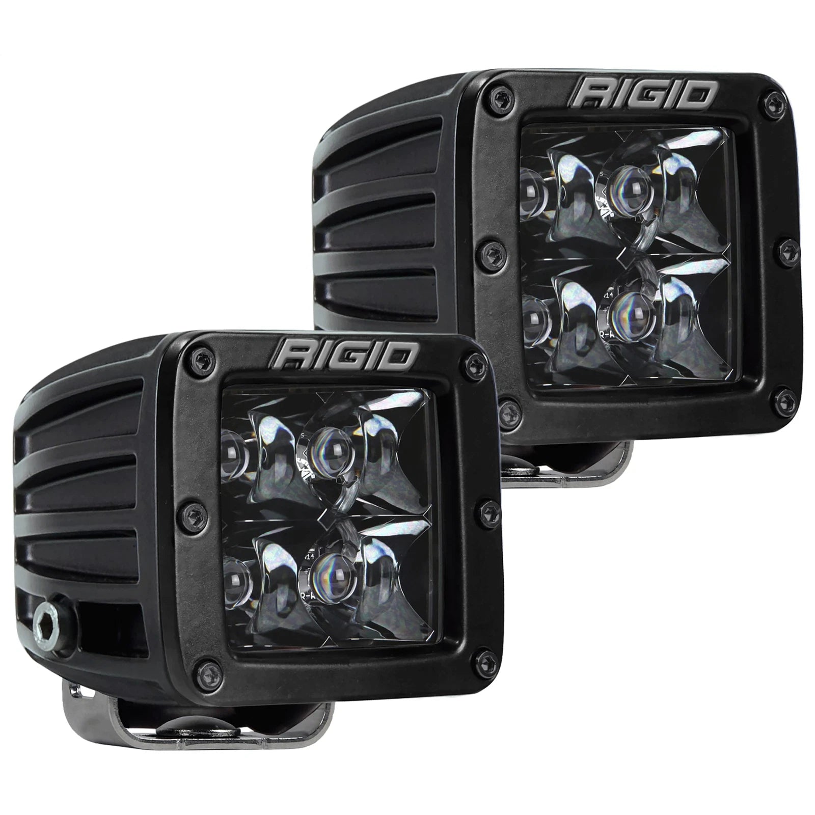 Rigid Industries Rigid D-Series Pro Midnight Light - Spot / Surface / Pair (RIG202213BLK)