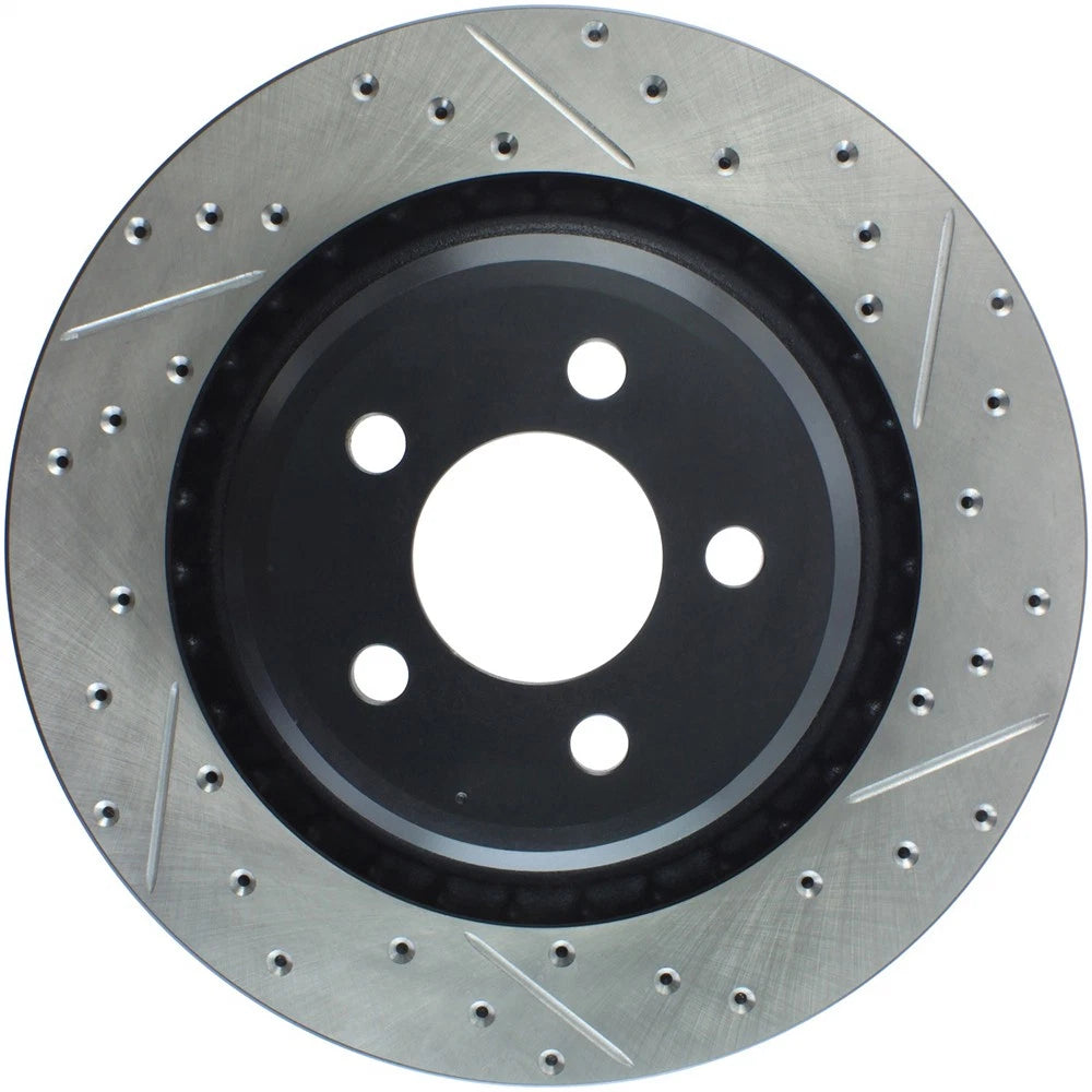 StopTech 127.63064L Rear Left Drilled Disc Brake Rotor for 2008-2019 Challenger