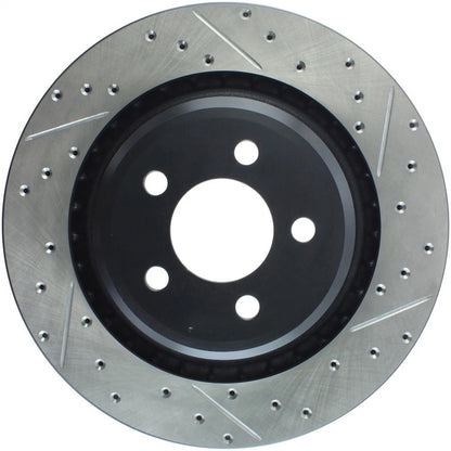 StopTech 127.63064L Rear Left Drilled Disc Brake Rotor for 2008-2019 Challenger