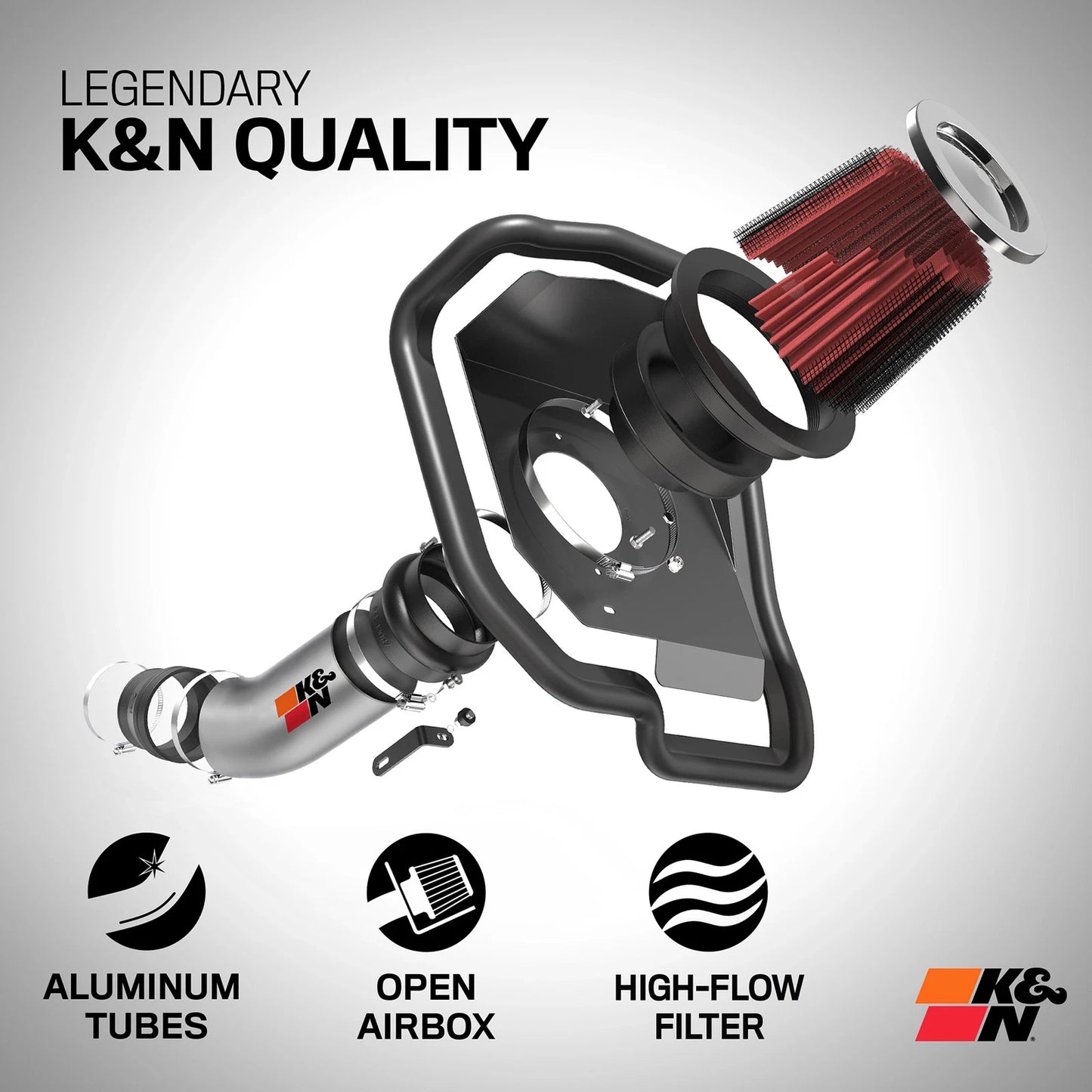 K&N Typhoon Cold Air Intake | Mazda 3 (19-20) L4-2.5L (69-6035TC)