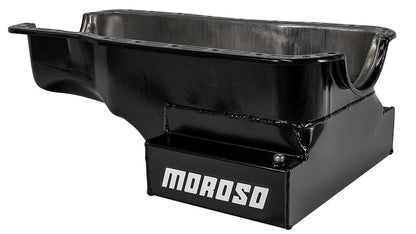 Moroso Ford 289-302 (w/Front Sump) Kicked Out Wet Sump 7qt 8in Steel Oil Pan