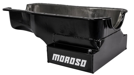 Moroso Ford 289-302 (w/Front Sump) Kicked Out Wet Sump 7qt 8in Steel Oil Pan