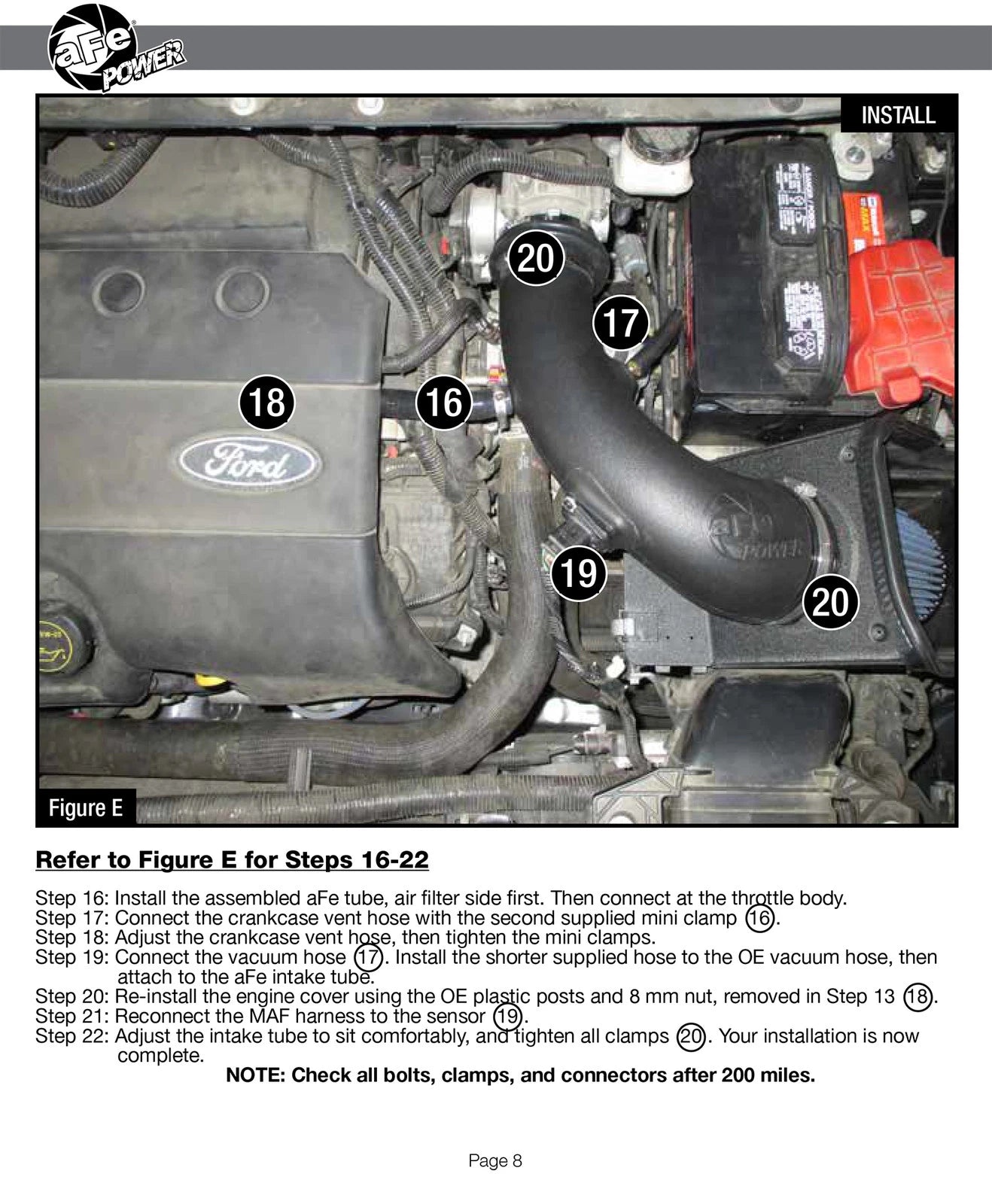 aFe 09-14 Ford Edge V6 3.5L Magnum FORCE Stage-2 Pro 5R Cold Air Intake (54-12842)