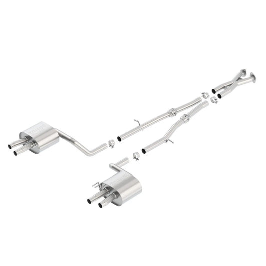 Borla Cat-Back Exhaust System - S-Type | 2018-2020 Kia Stinger 3.3L Turbocharged (140736)