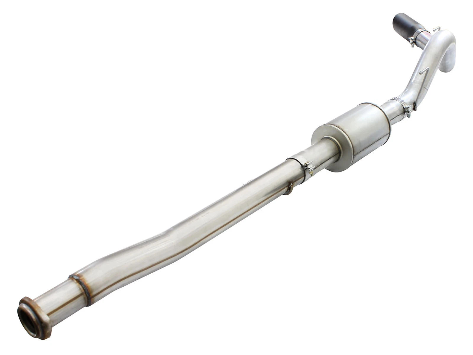 aFe 4in Aluminized Steel Cat-Back Exhaust | Ford F-150 V6 3.5L (15) (49-03069-B)