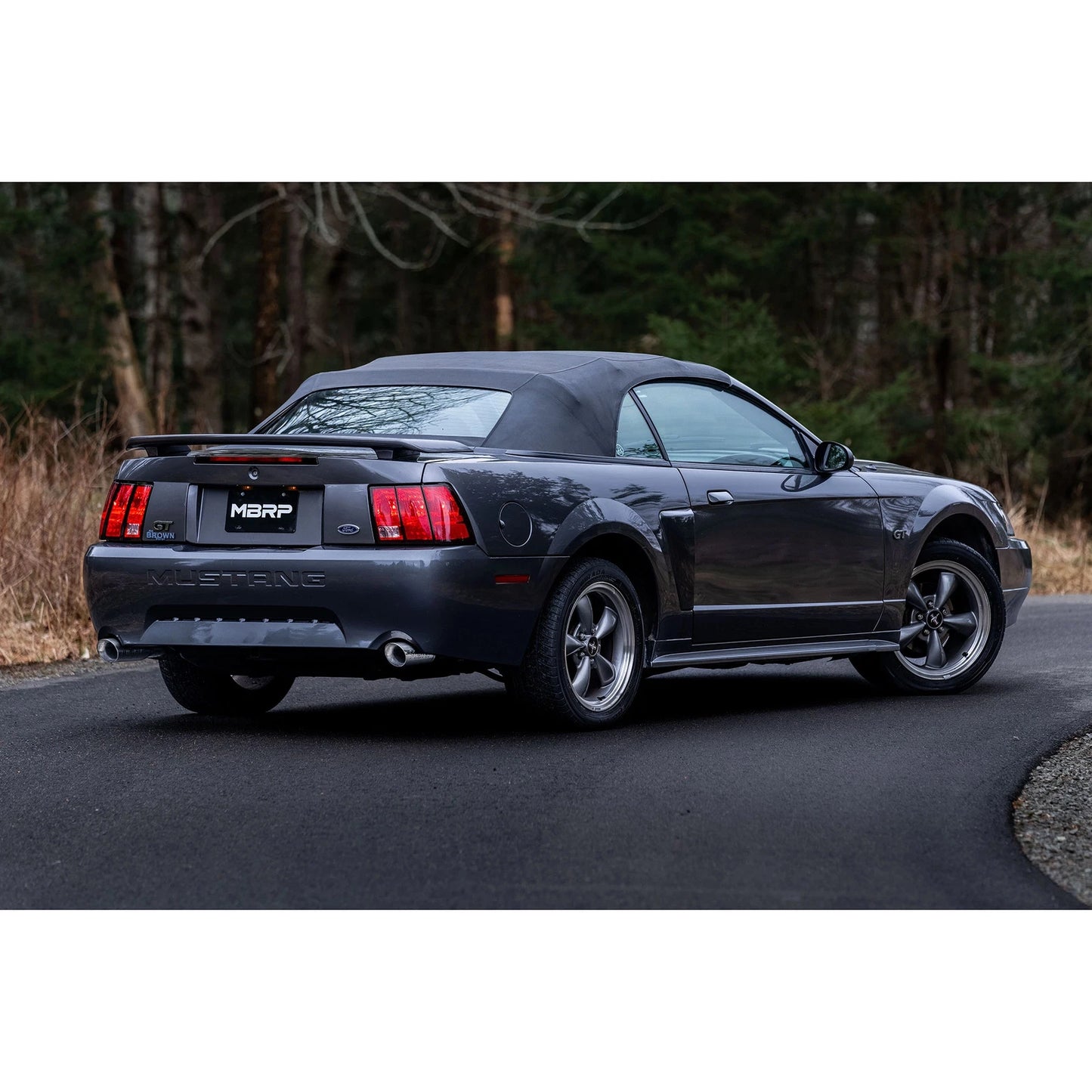 MBRP 2.5in D&S Rear AL Cat-Back Exhaust | Mustang GT/Mach 1 (99-04) (S7221AL)