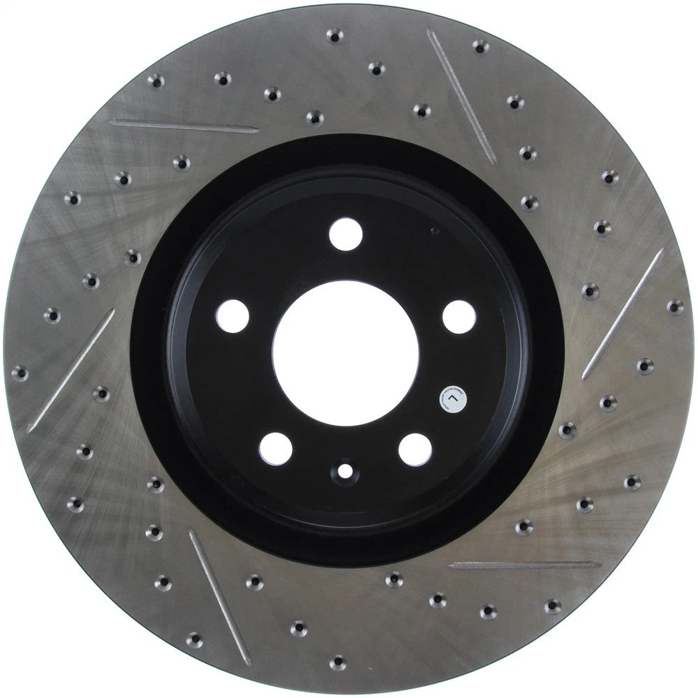 StopTech 127.33138L Front Left Drilled Brake Rotor for 12-19 Audi A6 / 12-17 S5