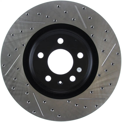 StopTech 127.33138L Front Left Drilled Brake Rotor for 12-19 Audi A6 / 12-17 S5