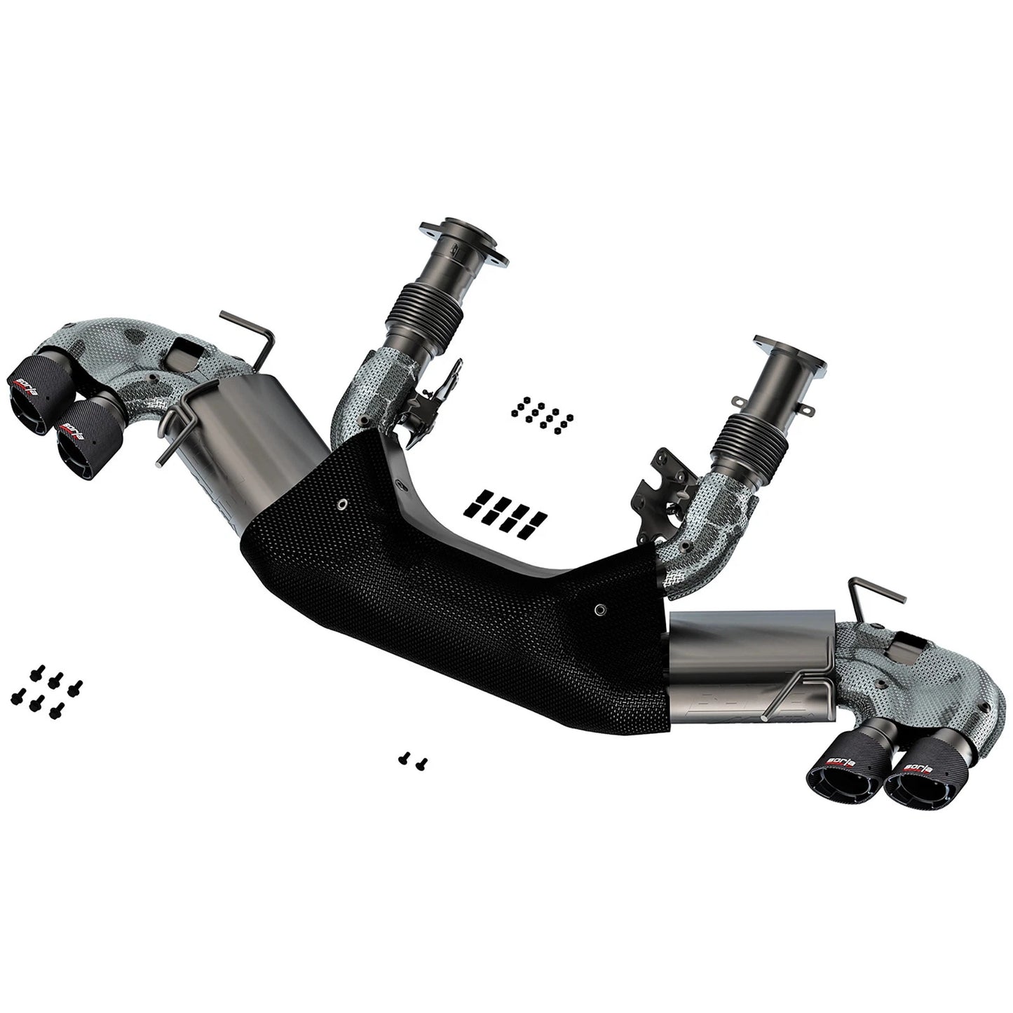 Borla 3in ATAK Catback Exhaust | Chevrolet Corvette 6.2L V8 (20-23) Carbon Fiber Tips
