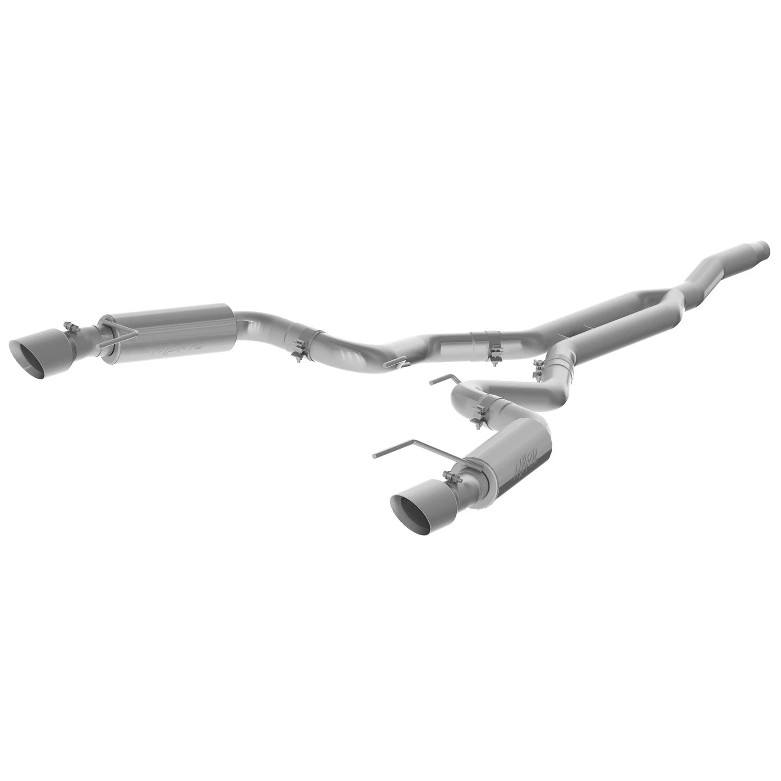 MBRP 3in T409 D&S Cat-Back Race Version | Ford Mustang EcoBoost (15-24) (S7275409)