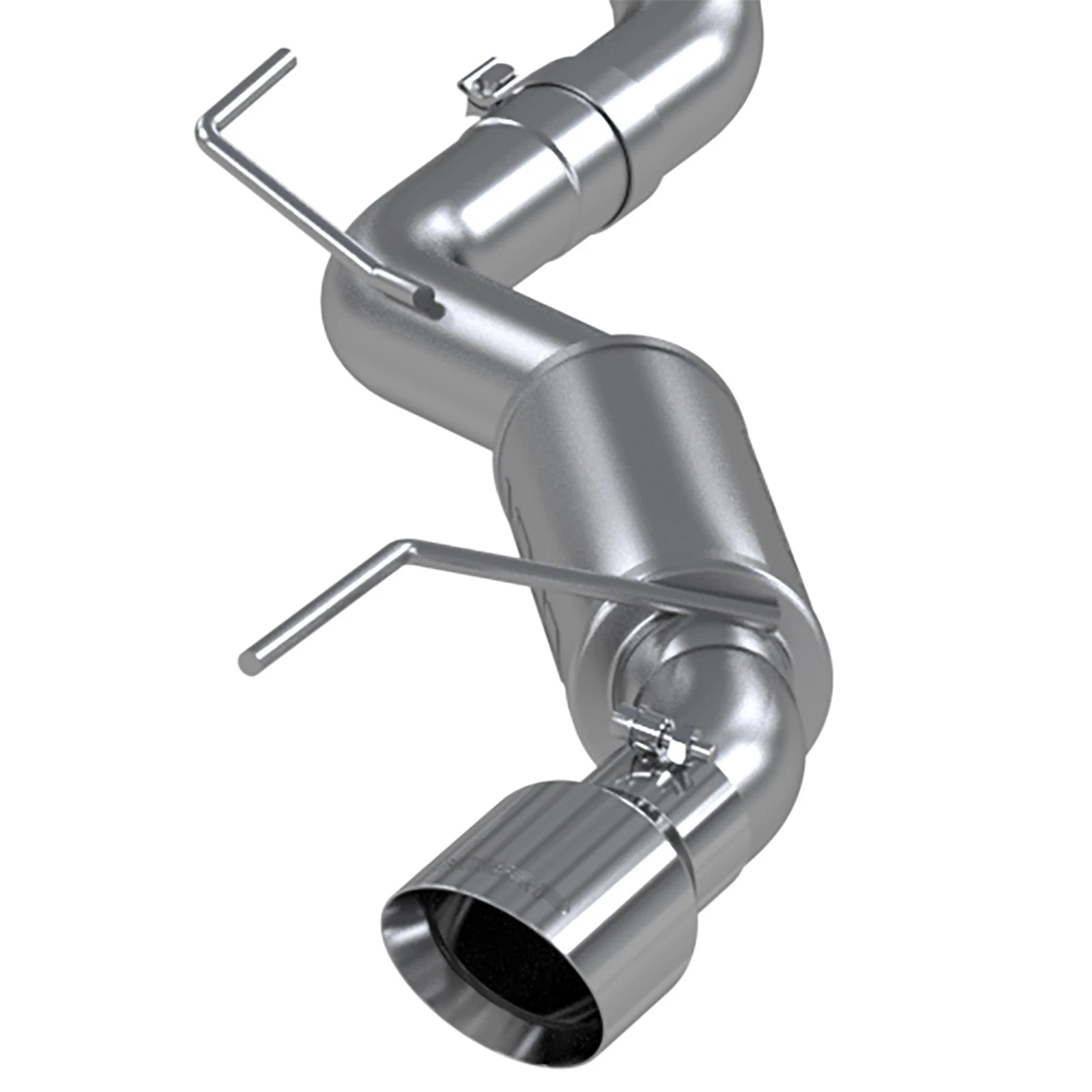 MBRP 3" Cat-Back Dual Split Rear Race Version 4.5" Tips T409 | 2015-2017 Ford Mustang GT (S7278409)