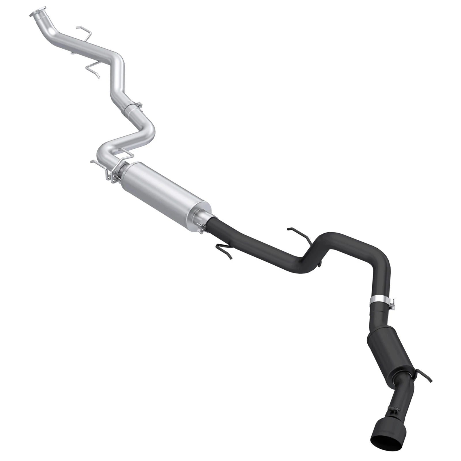 MBRP 2.4L (Excl Leaf Spring) 3in Cat-Back Single Exit Black-Coated Aluminized Steel | Toyota Tacoma (24) (S5323BLK)