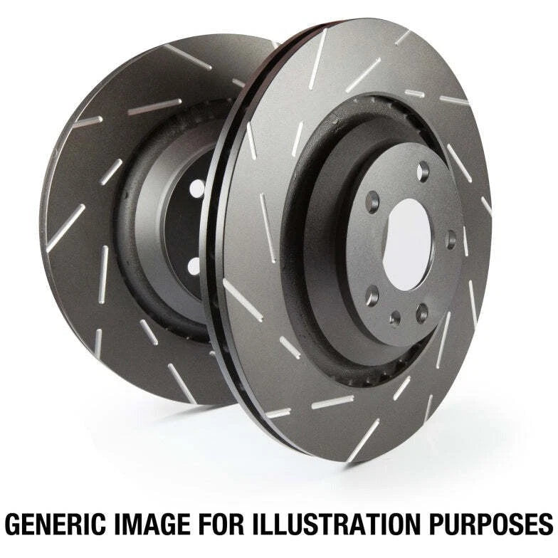 EBC 10+ Mini Countryman 1.6 Turbo Cooper S USR Slotted Front Rotors