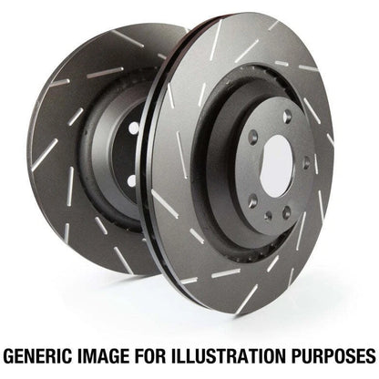 EBC 10+ Mini Countryman 1.6 Turbo Cooper S USR Slotted Front Rotors