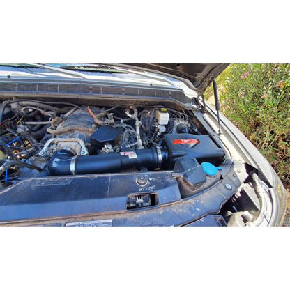 Injen Wrinkle Black Power-Flow Intake | Infiniti QX56 04-10 / Nissan Armada/Titan 04-12 (PF1950-1WB)