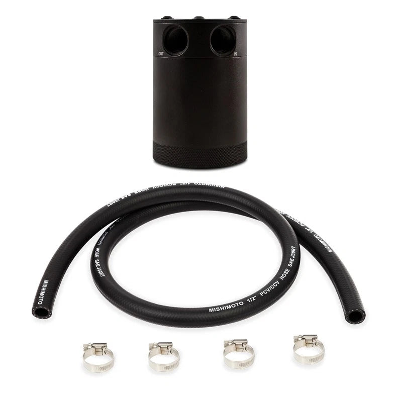 Mishimoto Compact 2-Port Baffled Catch Can (MMBCC-CBTWO)