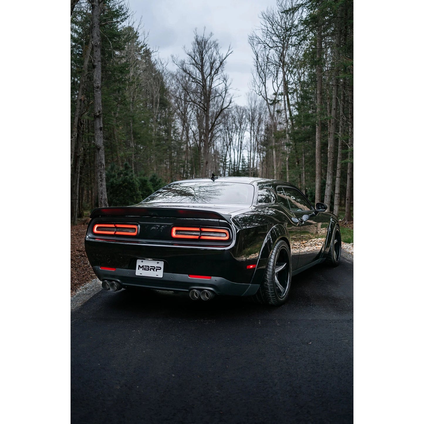 MBRP Perf Series 3in D&S Cat-Back Exhaust w/ CF Tips | Dodge Challenger 16+ (S71143CF)