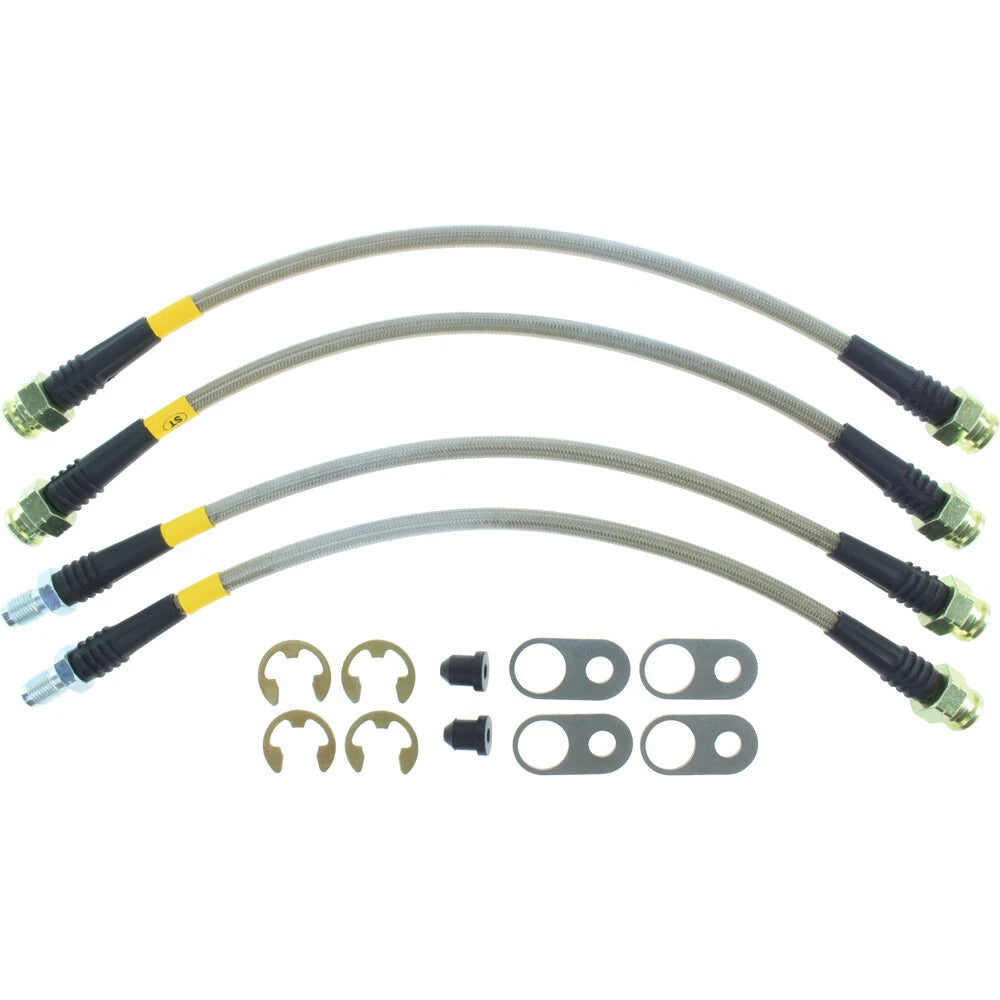 StopTech 950.46509 Rear Braided Brake Line for 2007-15 Outlander / 09-16 Lancer