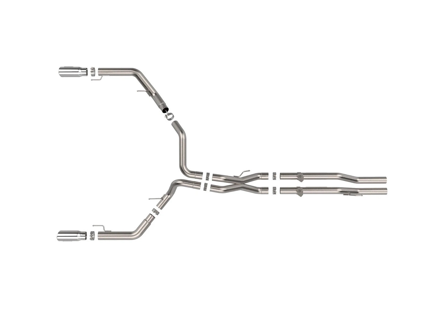 aFe Vulcan Series 3-3.5in SS Cat-Back Exhaust w/Dual 4.5in Tips | Ford F-150 Raptor (21-24) (49-33151-P)