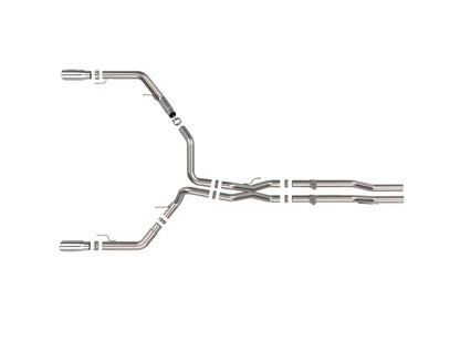 aFe Vulcan Series 3-3.5in SS Cat-Back Exhaust w/Dual 4.5in Tips | Ford F-150 Raptor (21-24) (49-33151-P)