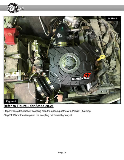 aFe 19-20 Suzuki Jimny 1.5L Momentum GT Cold Air Intake w/ Pro DRY S Media