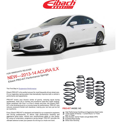 Eibach Pro-Kit Lowering Springs | Honda Civic Si 2012-2015 (4088.140)