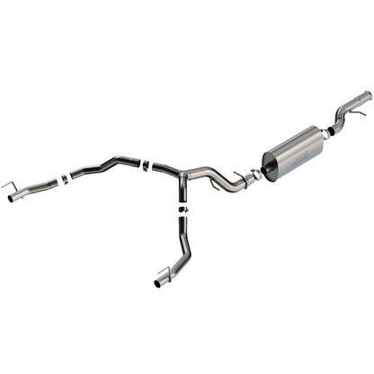 Borla Touring Cat-Back Exhaust System | Cadillac Escalade 6.2L V8 2/4WD (21-22) (140889)
