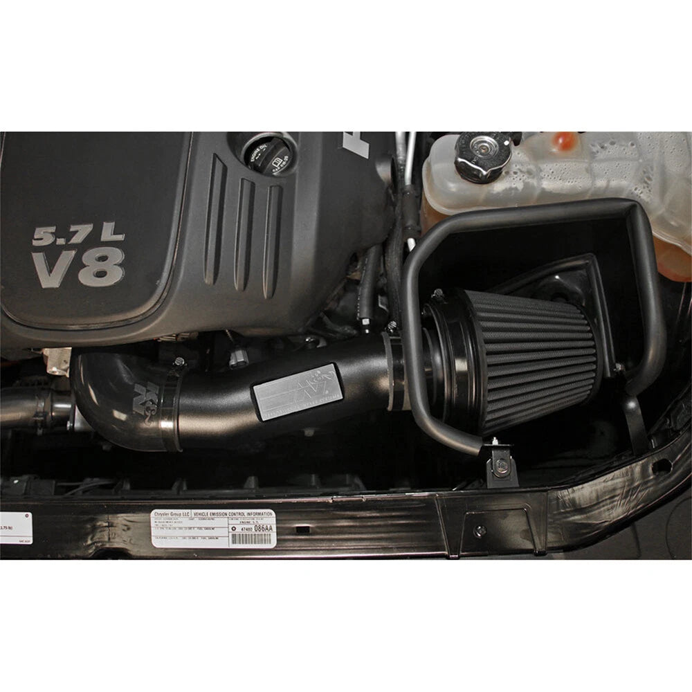 K&N Dodge/Chrysler 5.7/6.1L V8 Black Performance Intake Kit | Dodge Challenger/Charger/Magnum (07-15) (71-1542)