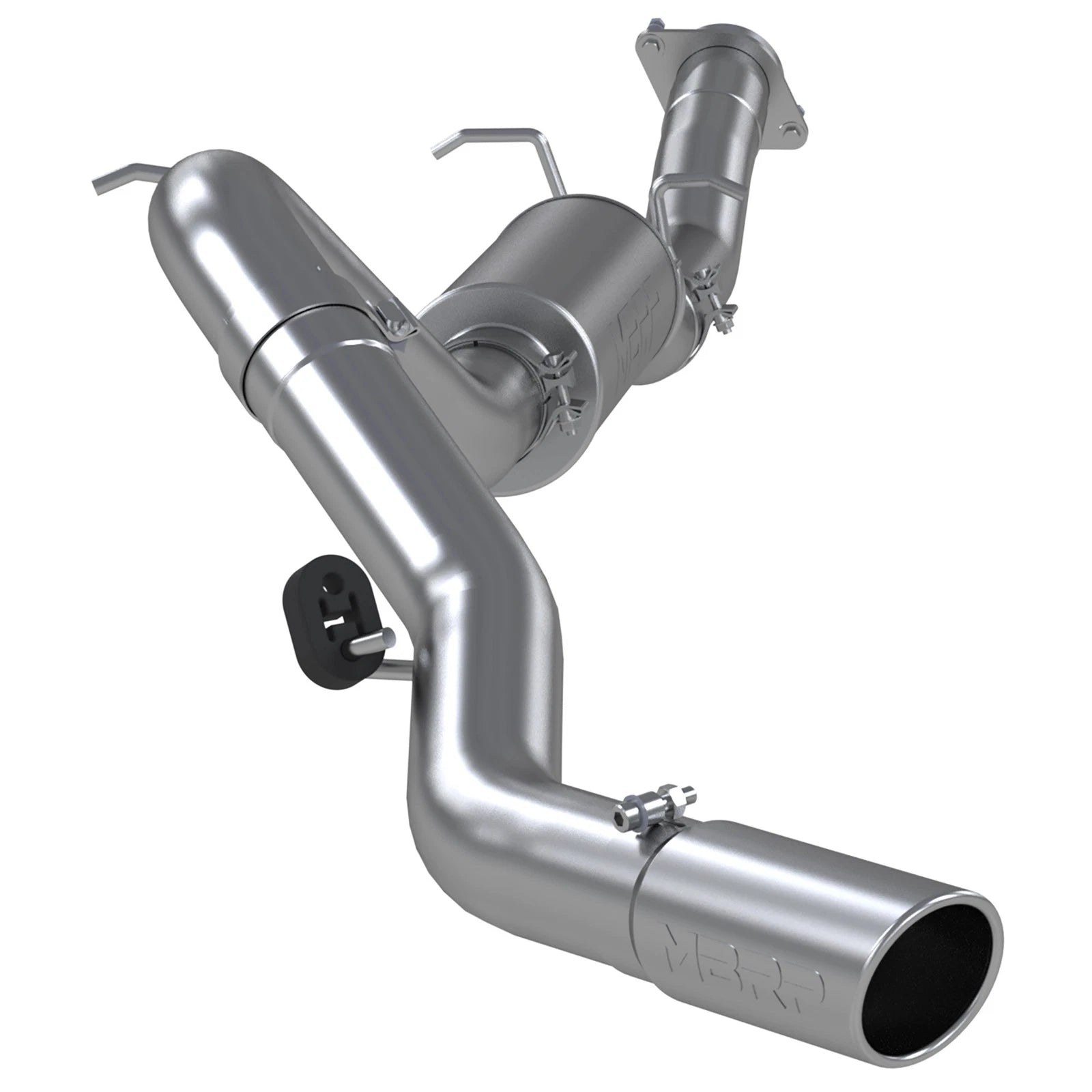 MBRP 3.5in Alum Cat-Back Single Side Exit Exhaust | Chevy/GMC 2500HD 6.0L V8 (07-10) (S5078AL)
